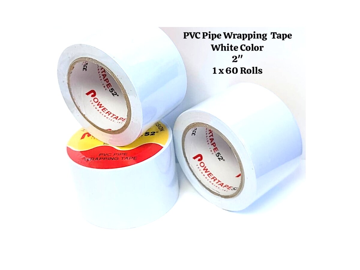 PVC Pipe Wrapping Tape — White